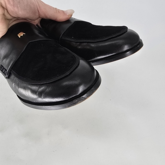 Birdies Women black Loafer starling 20 flats slip on suede leather size 8 - Picture 9 of 11